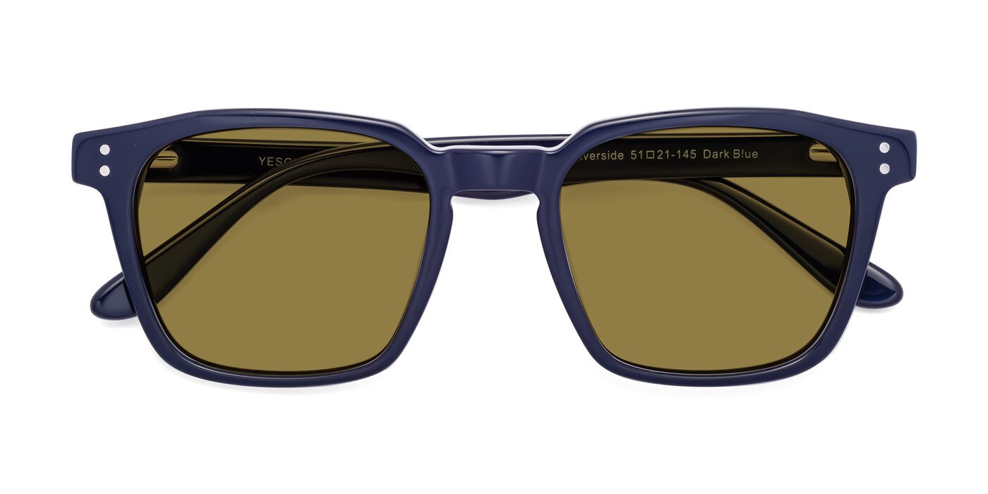 Riverside - Dark Blue Polarized Sunglasses