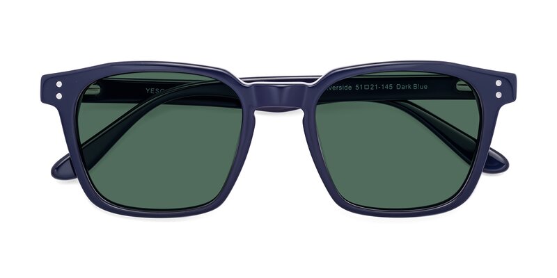 Riverside - Dark Blue Polarized Sunglasses
