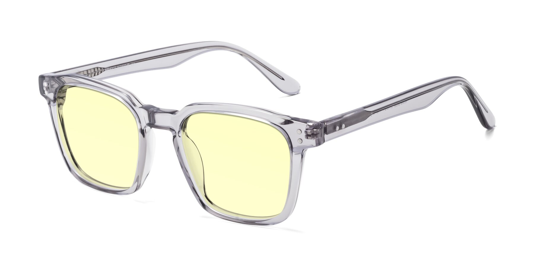 Angle of Riverside in Light Gray with Light Yellow Tinted Lenses