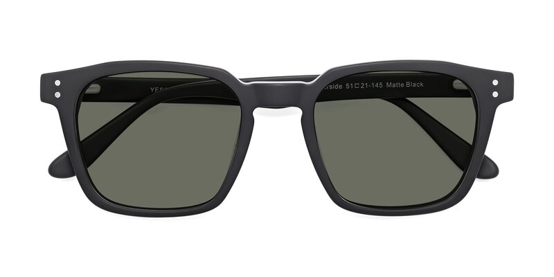 Riverside - Matte Black Polarized Sunglasses