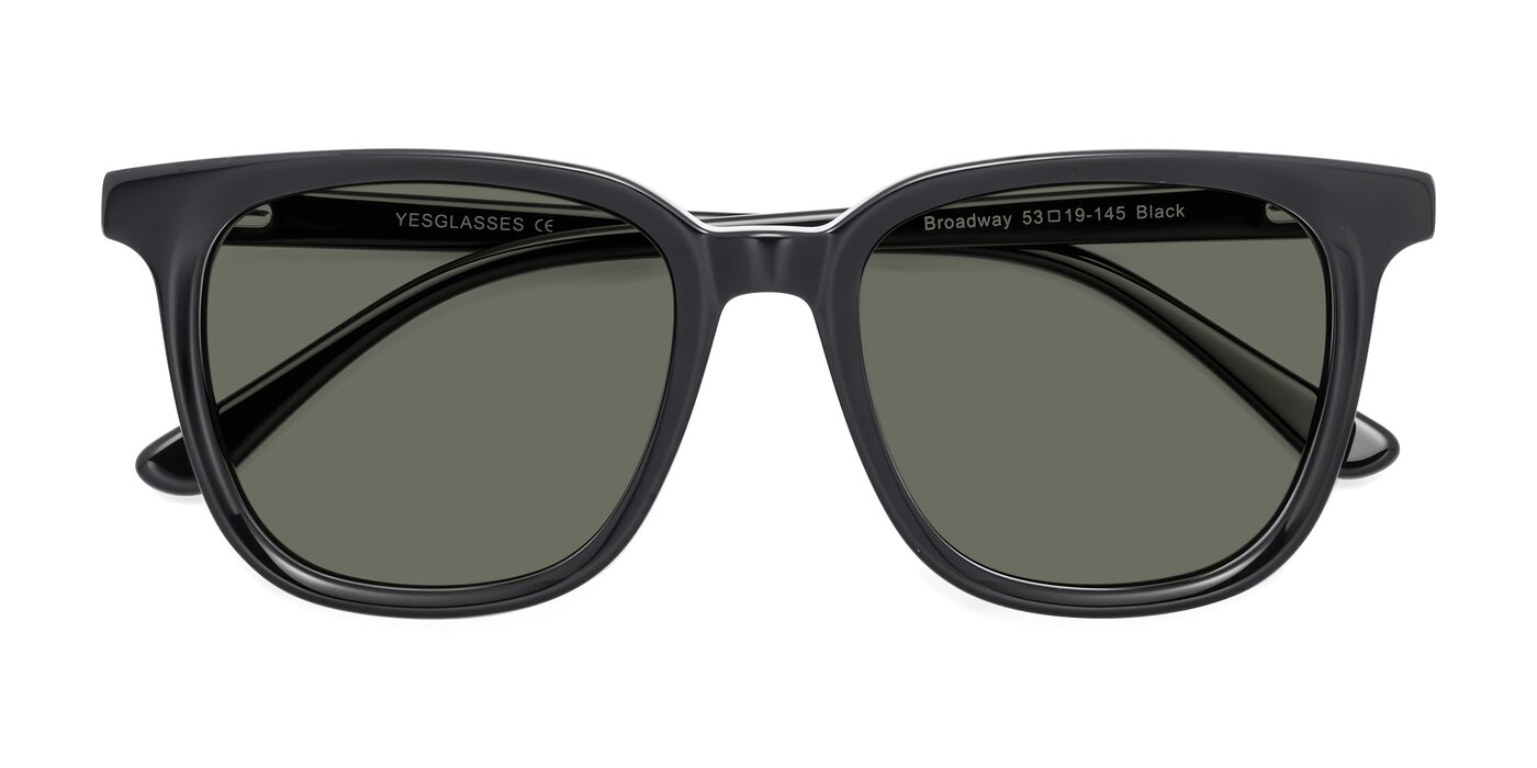 Broadway - Black Polarized Sunglasses