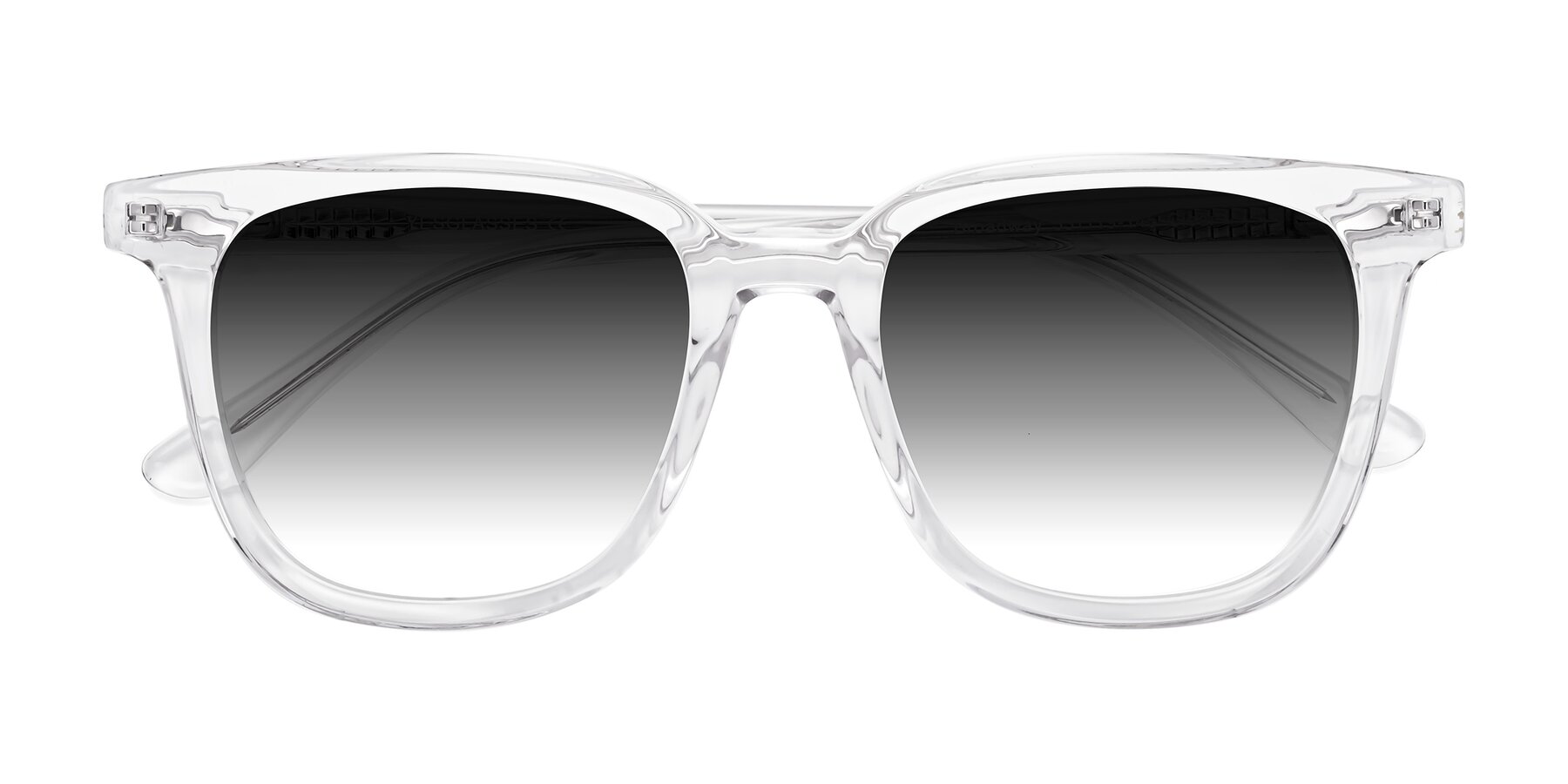Folded Front of Broadway in Clear with Gray Gradient Lenses