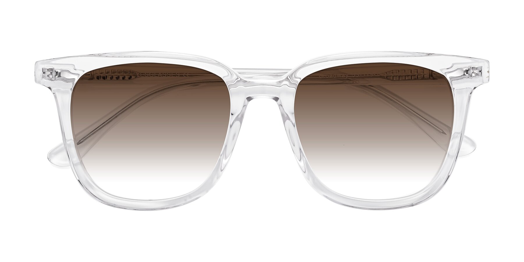 Folded Front of Broadway in Clear with Brown Gradient Lenses