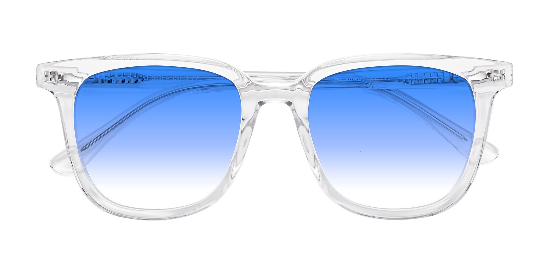 Folded Front of Broadway in Clear with Blue Gradient Lenses