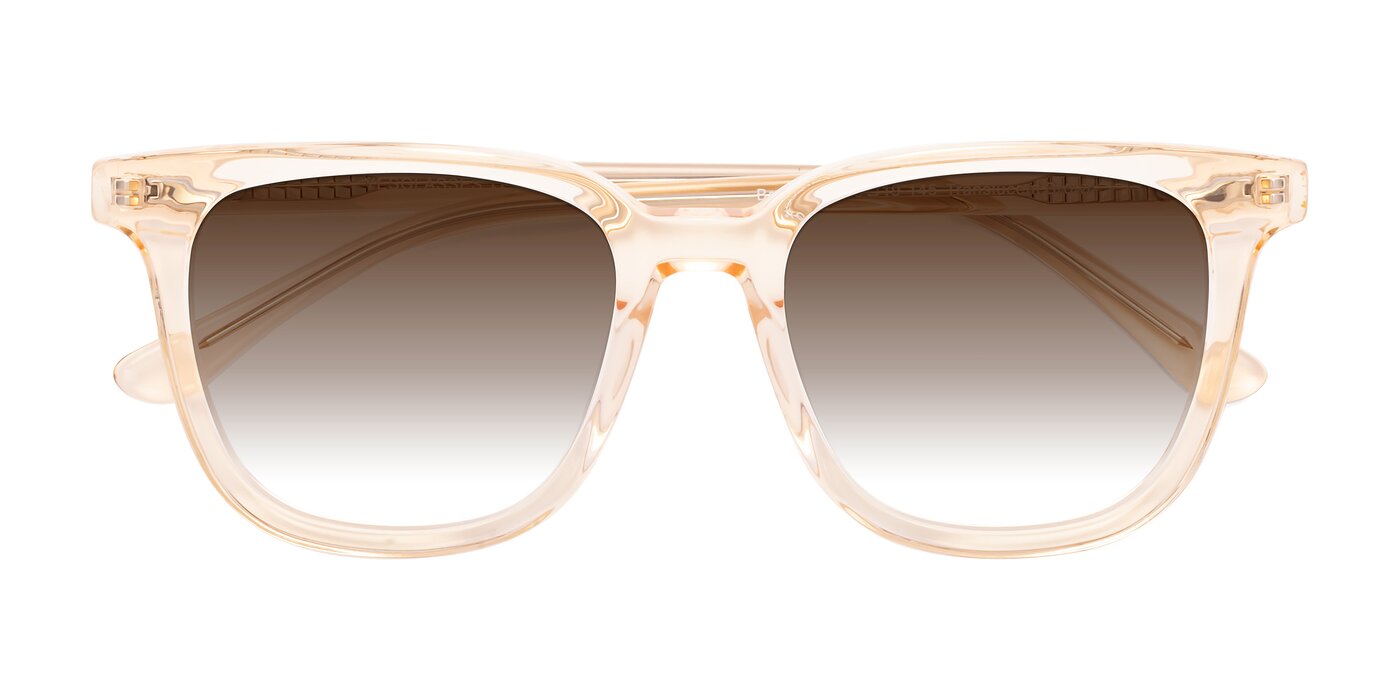 Broadway - Translucent Brown Gradient Sunglasses