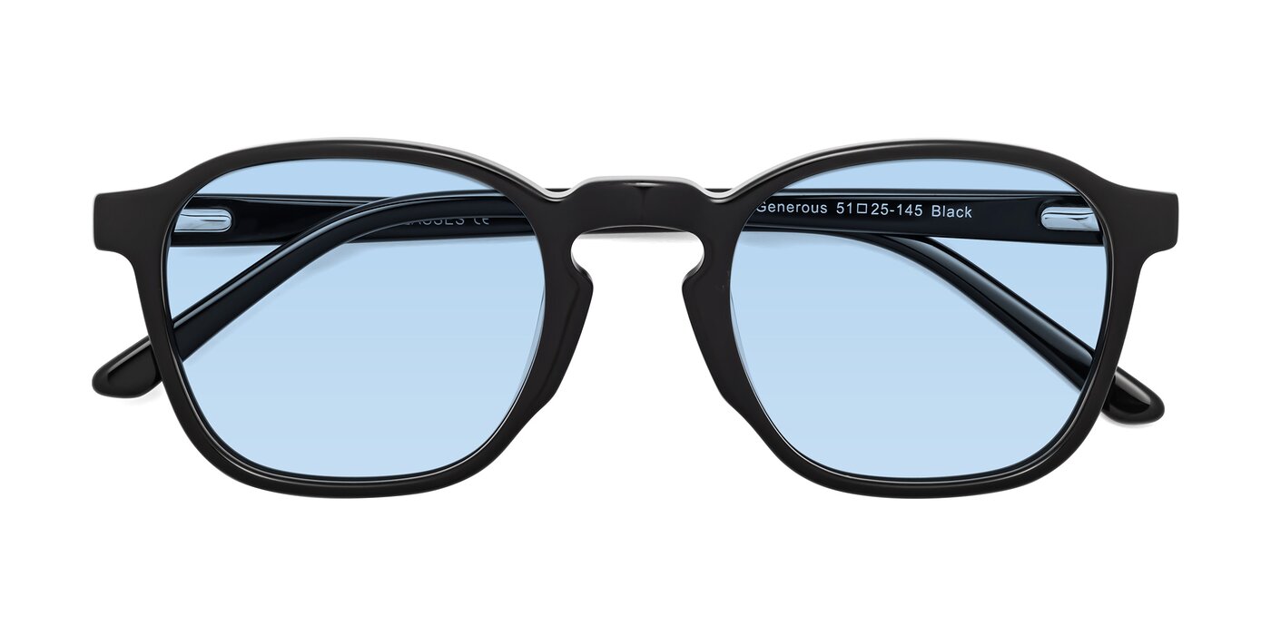 Generous - Black Tinted Sunglasses
