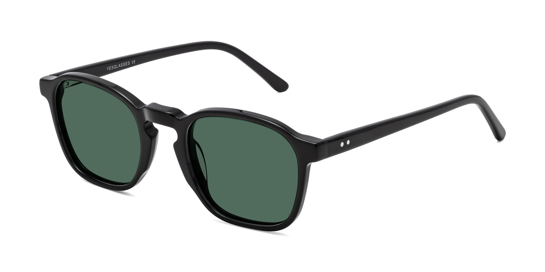 Angle of Generous in Black with Green Polarized Lenses