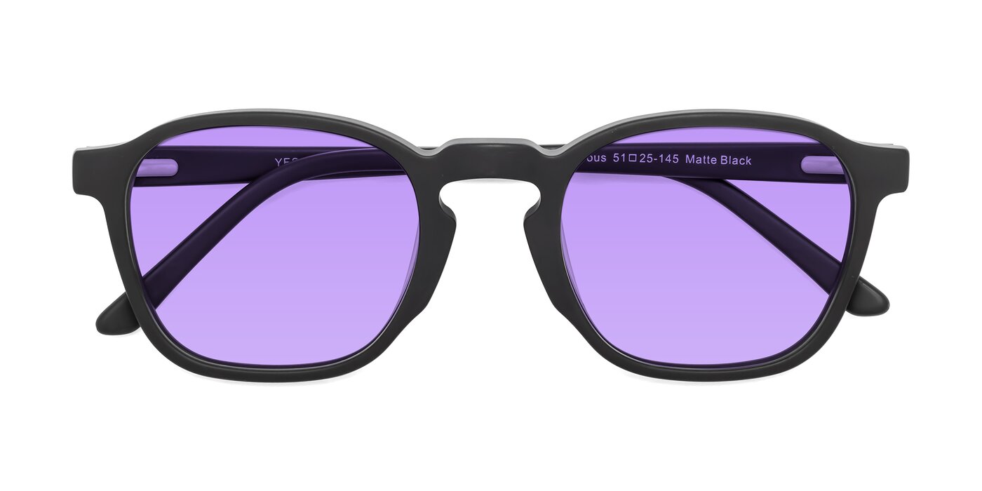 Generous - Matte Black Tinted Sunglasses