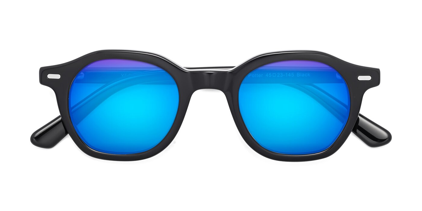 Potter - Black Flash Mirrored Sunglasses