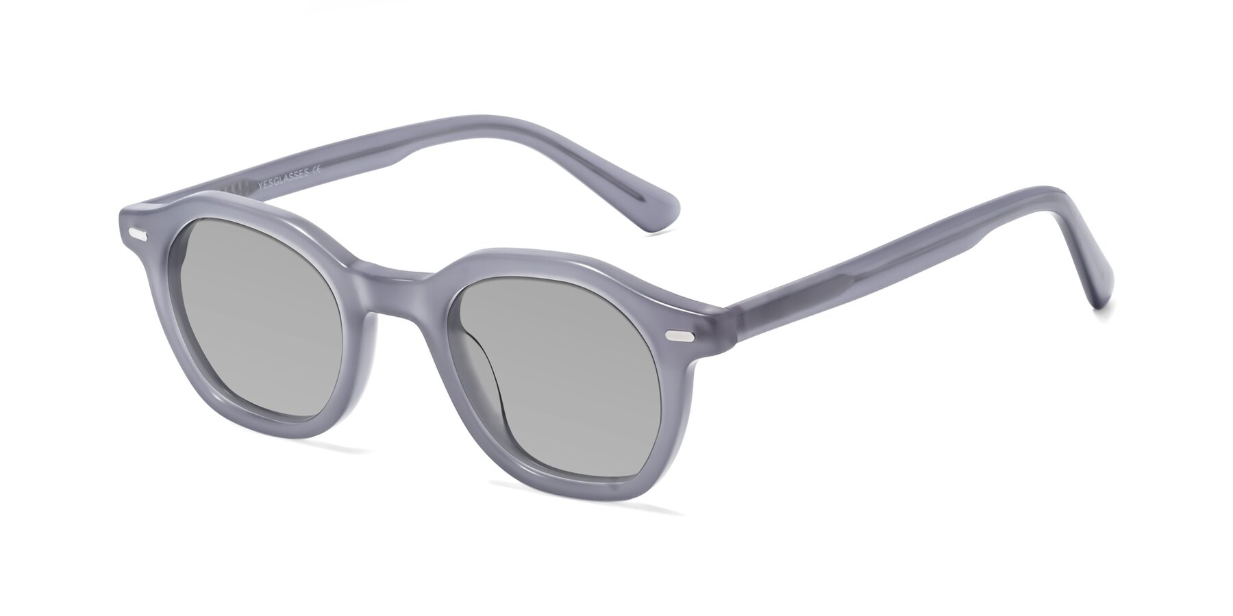 Angle of Potter in Transparent Gray with Light Gray Tinted Lenses