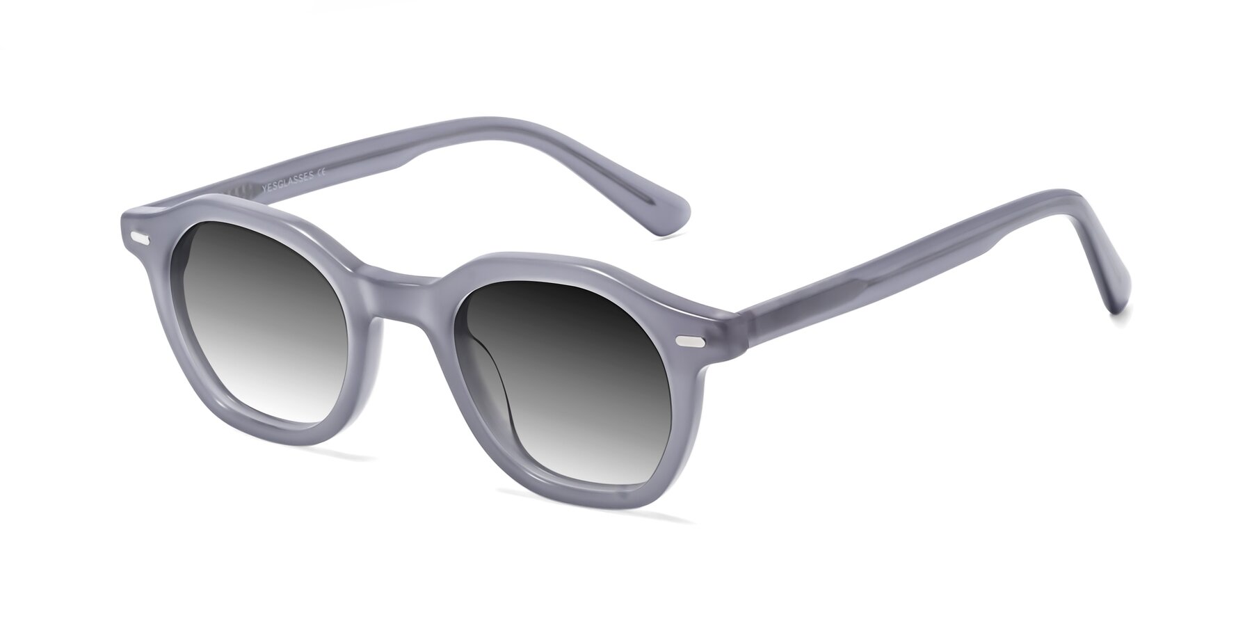 Angle of Potter in Transparent Gray with Gray Gradient Lenses