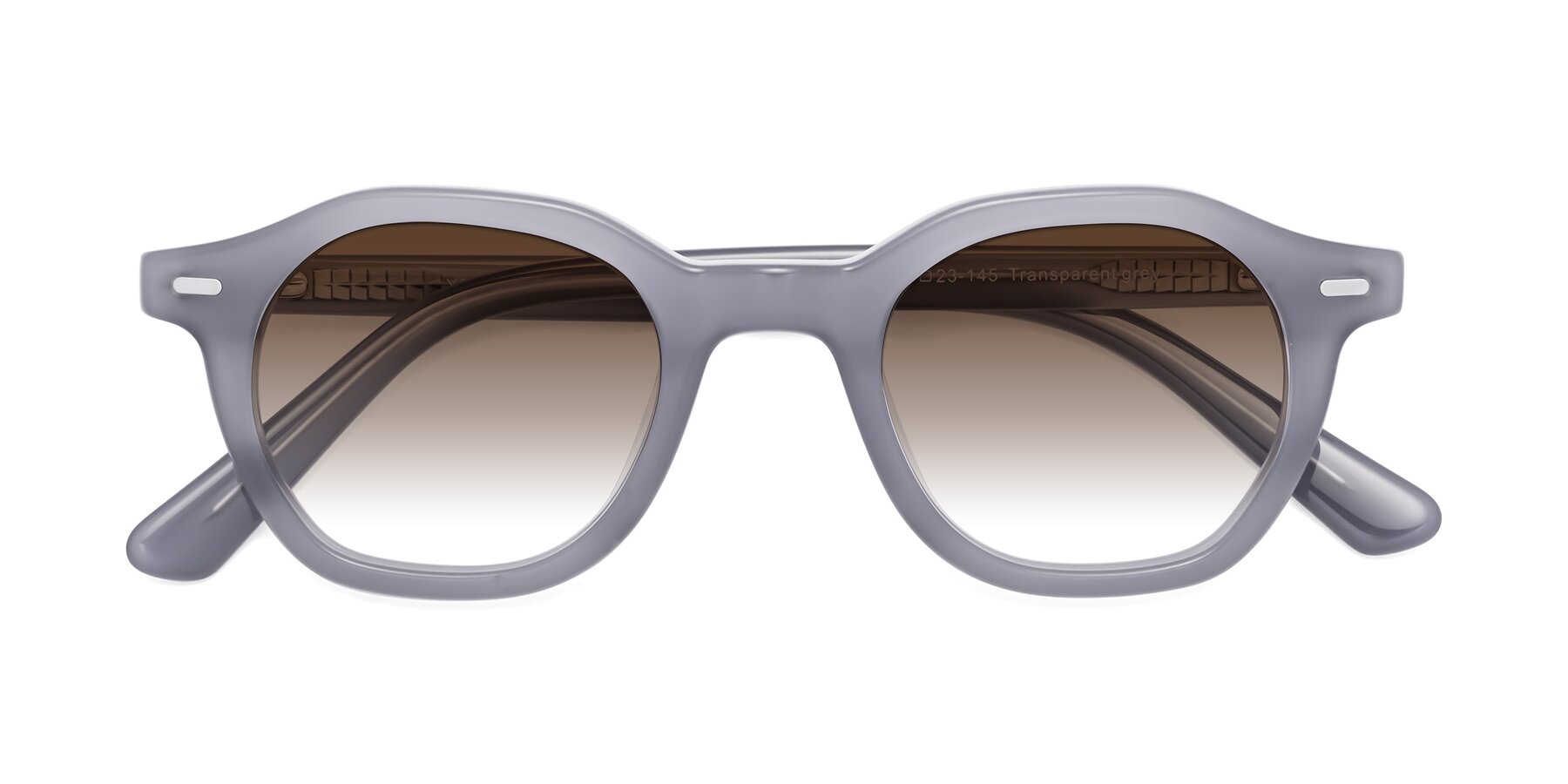 Folded Front of Potter in Transparent Gray with Brown Gradient Lenses