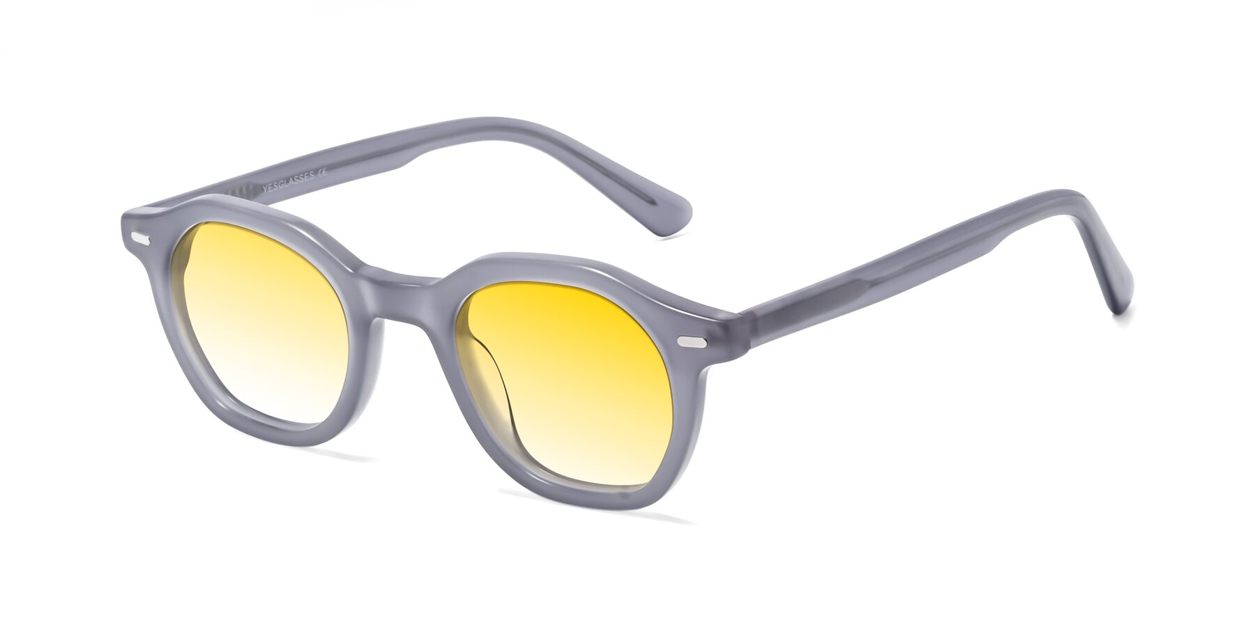 Angle of Potter in Transparent Gray with Yellow Gradient Lenses