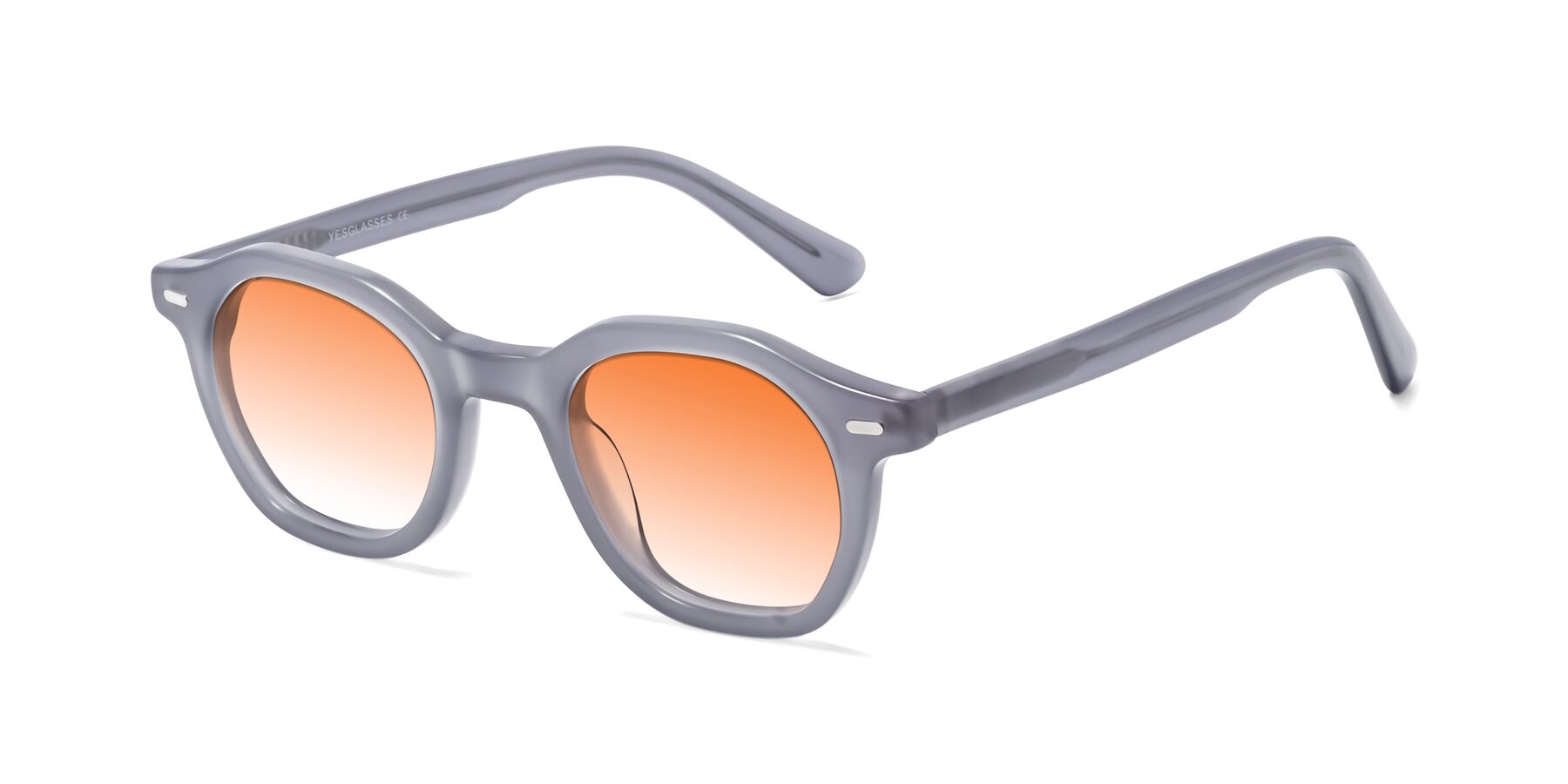 Angle of Potter in Transparent Gray with Orange Gradient Lenses