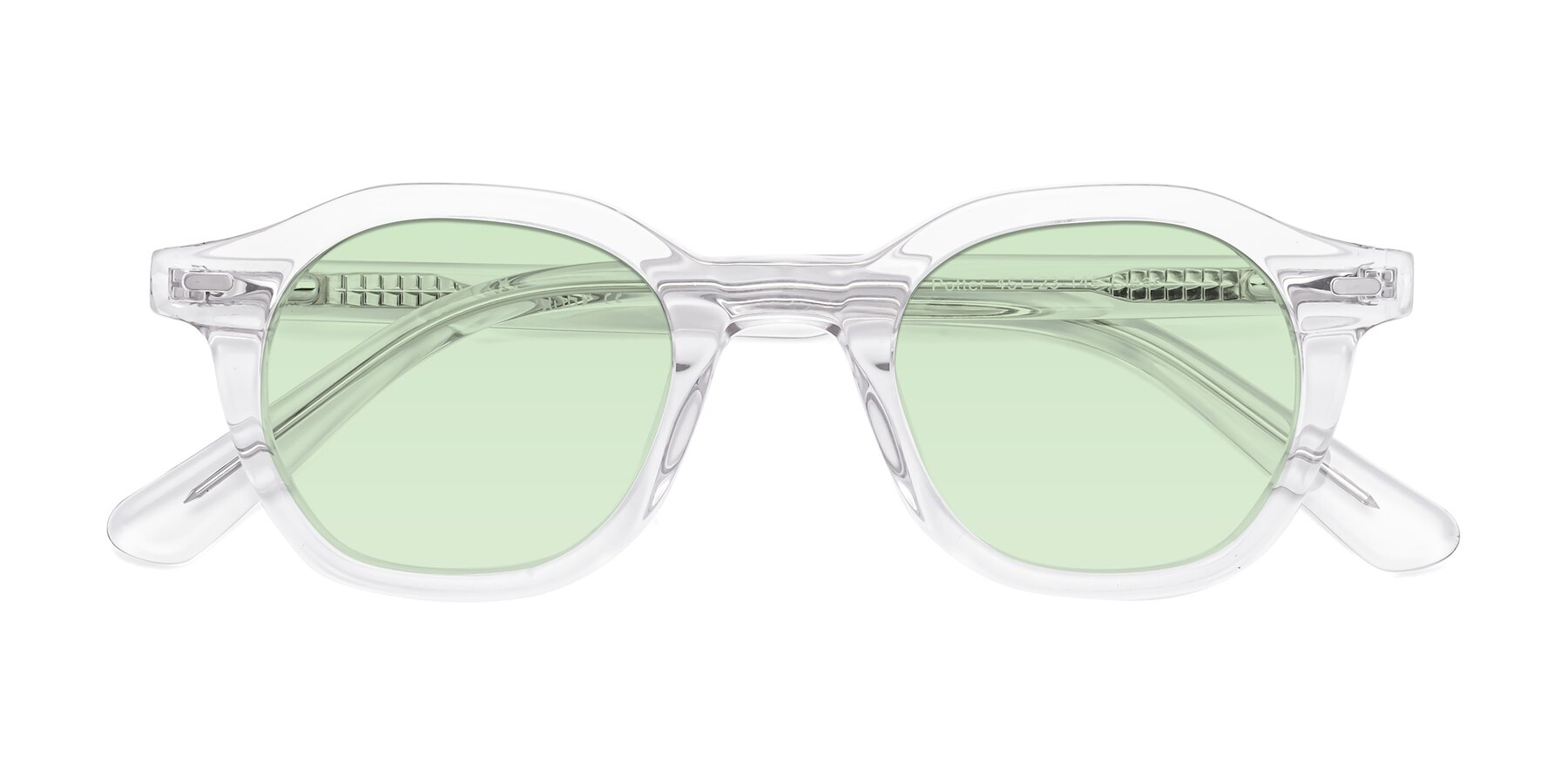 Folded Front of Potter in Clear with Light Green Tinted Lenses