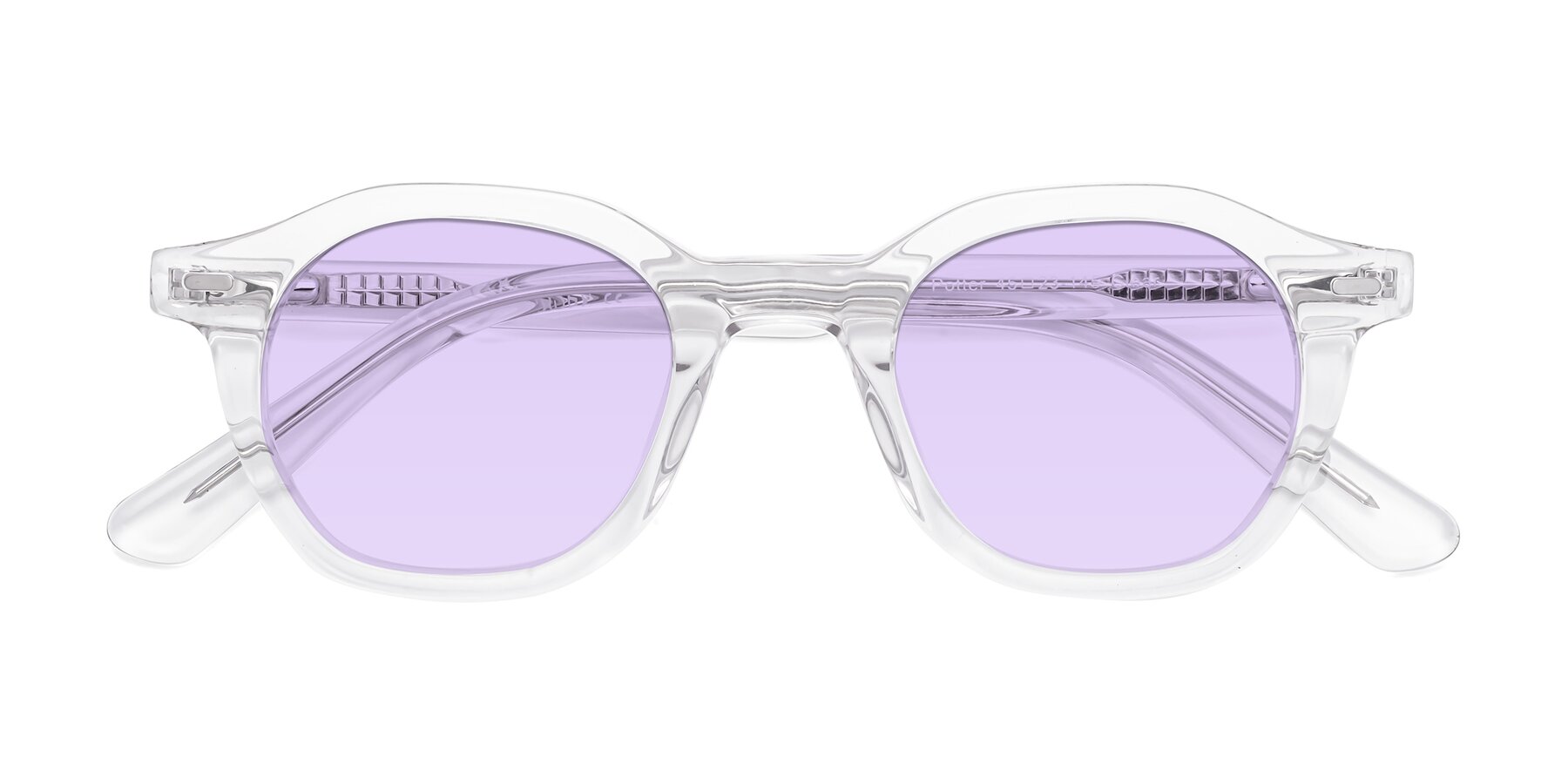 Folded Front of Potter in Clear with Light Purple Tinted Lenses