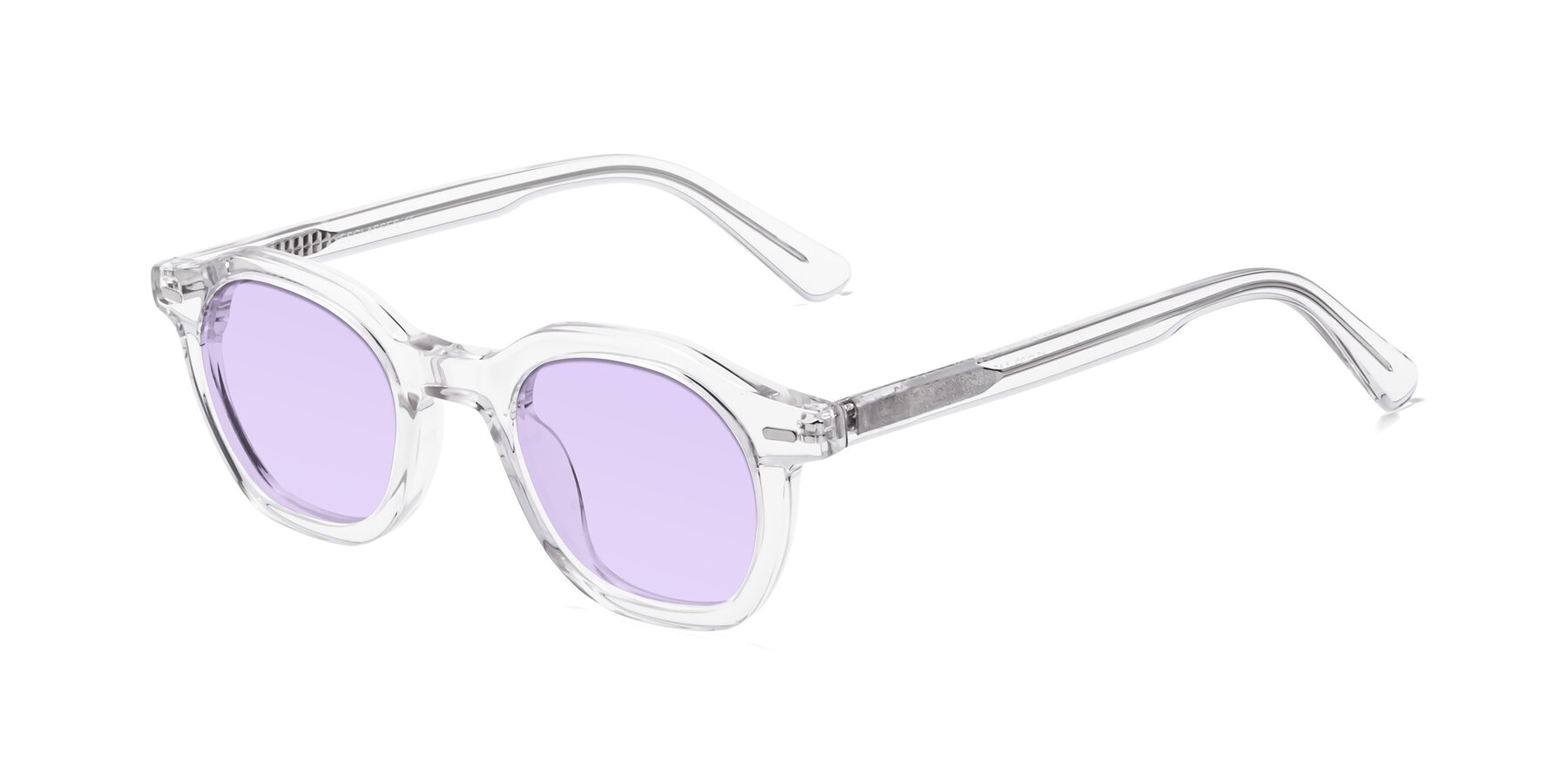 Angle of Potter in Clear with Light Purple Tinted Lenses