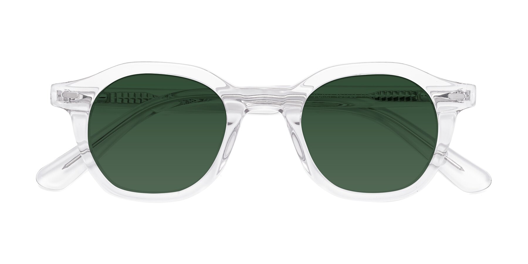 Folded Front of Potter in Clear with Green Tinted Lenses