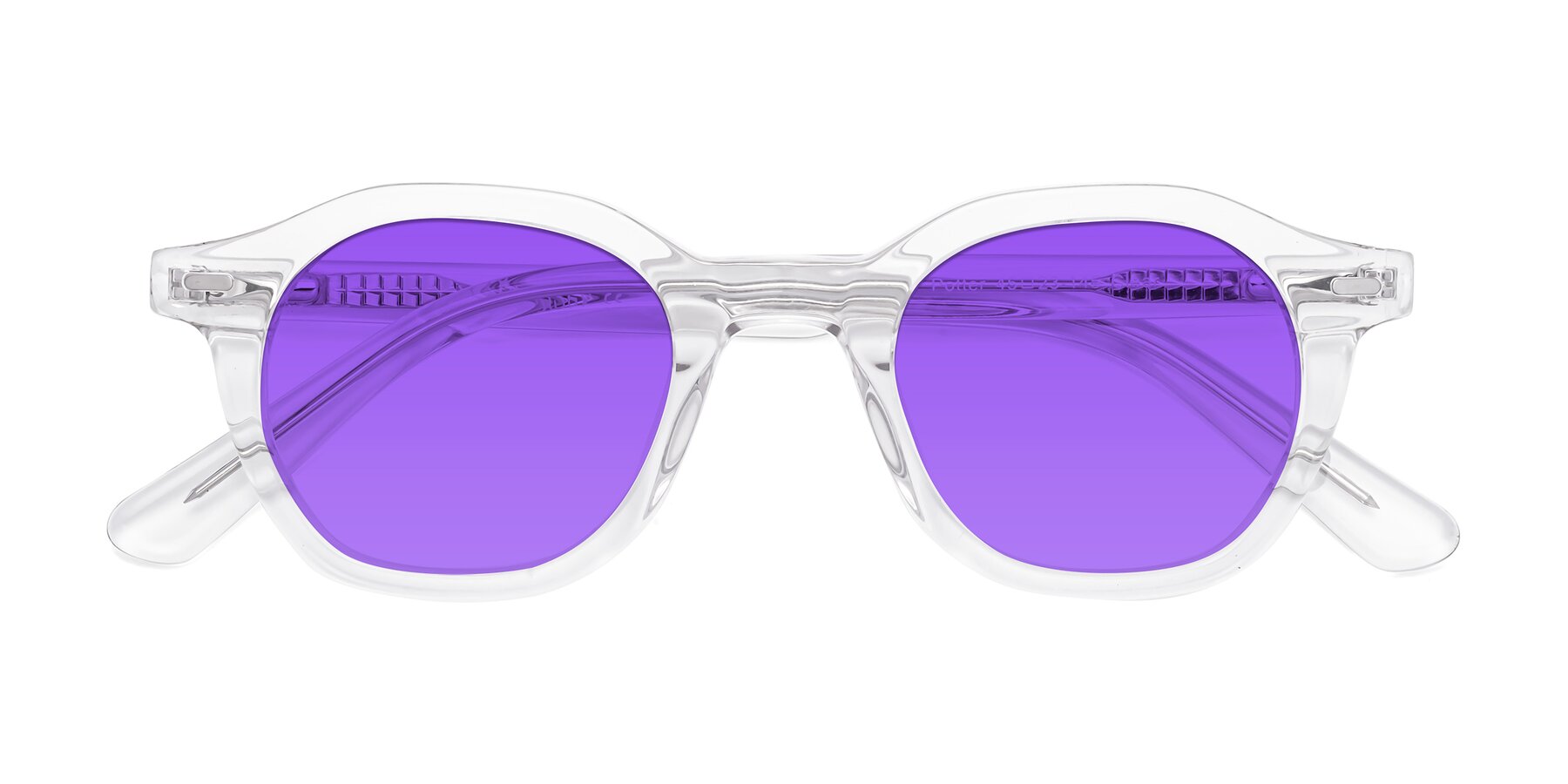 Folded Front of Potter in Clear with Purple Tinted Lenses