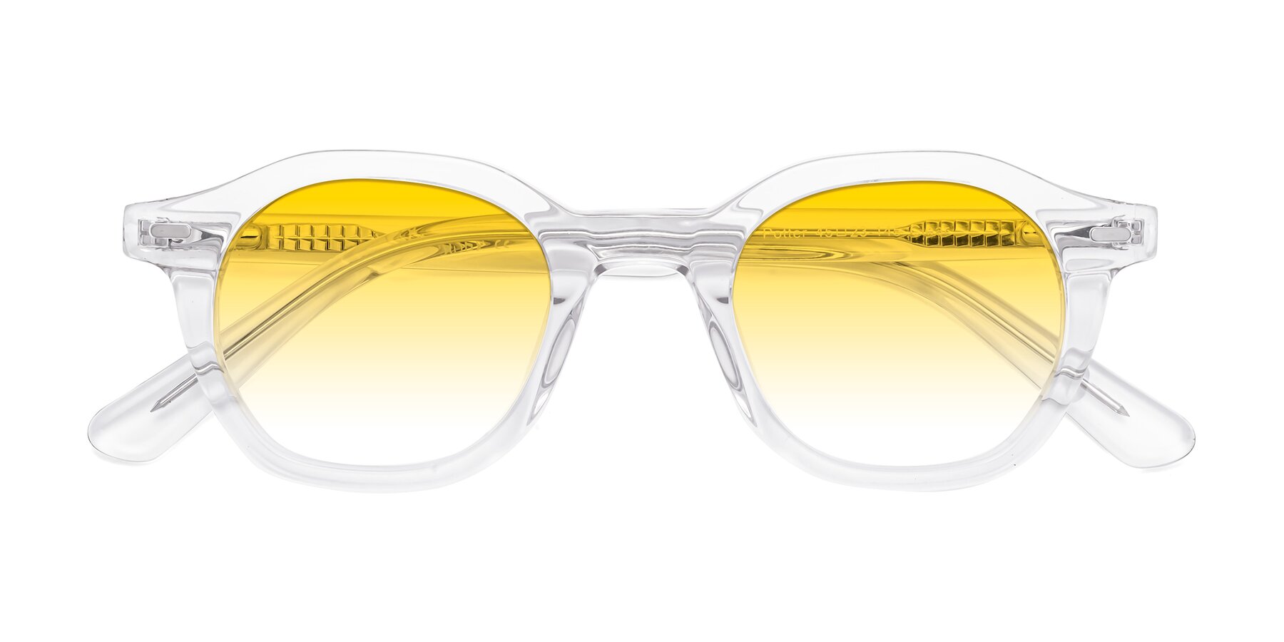 Folded Front of Potter in Clear with Yellow Gradient Lenses