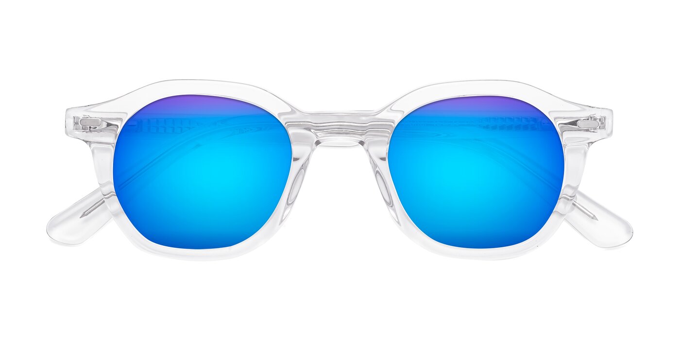 Potter - Clear Flash Mirrored Sunglasses