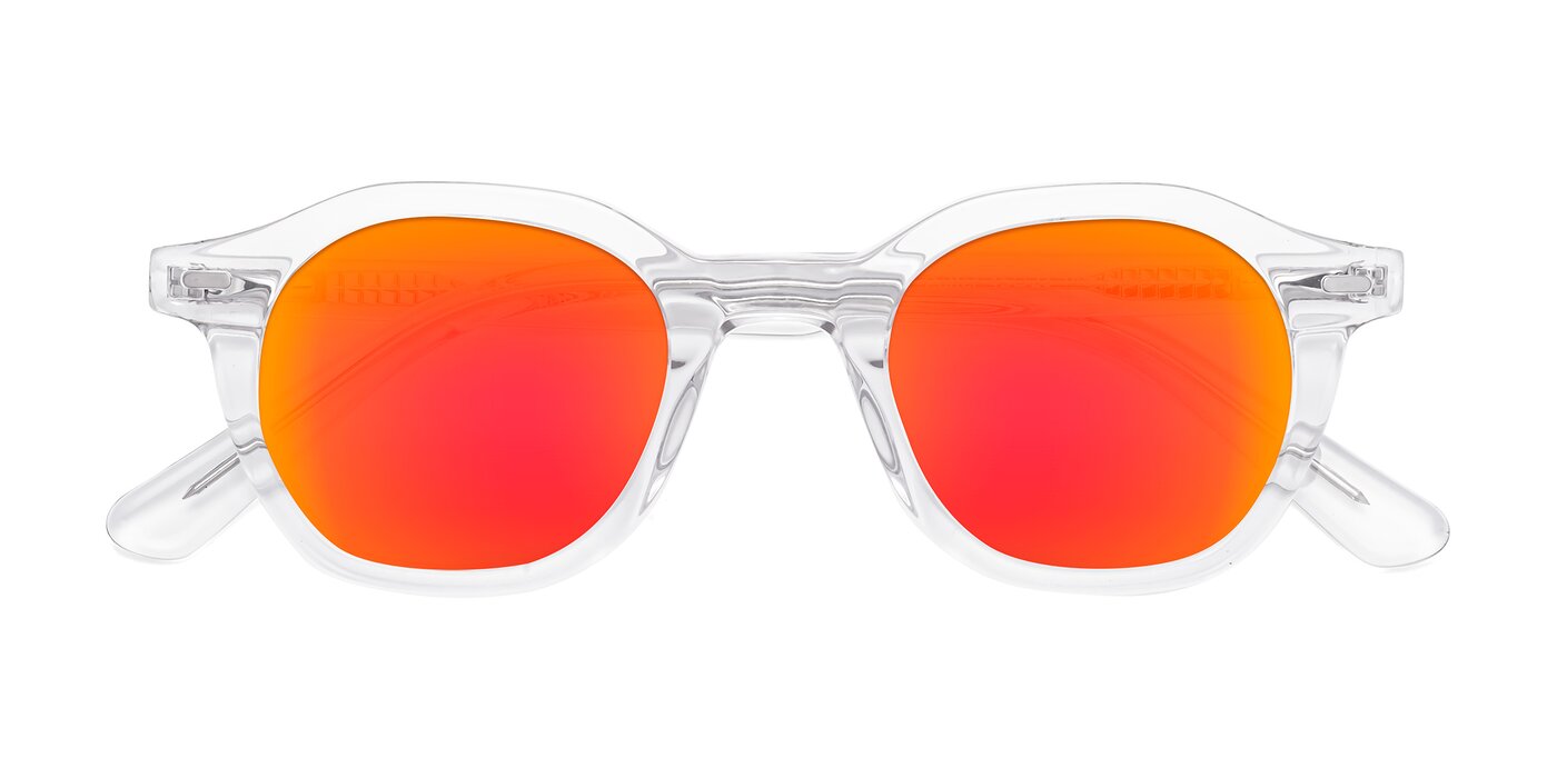 Potter - Clear Flash Mirrored Sunglasses