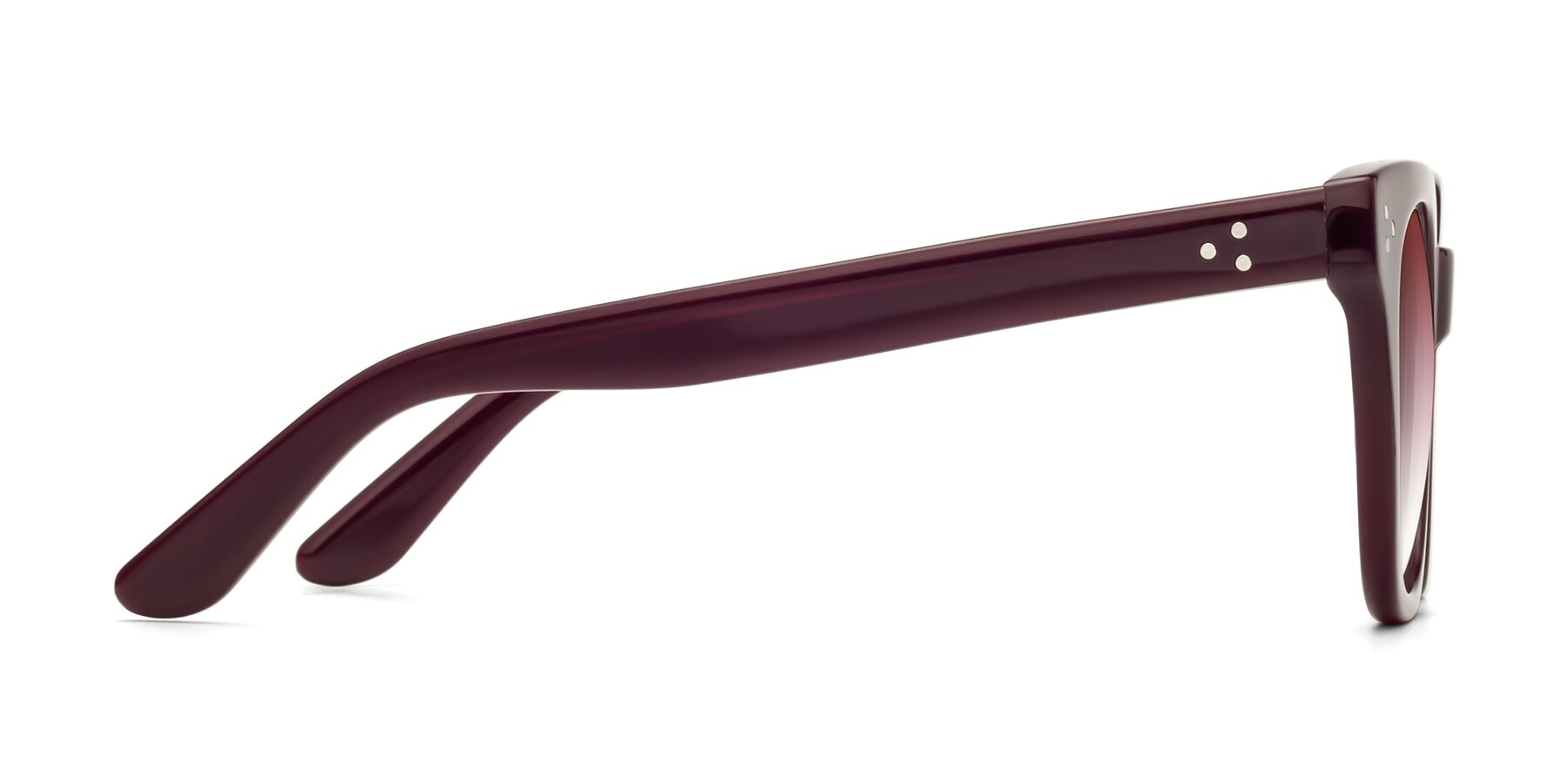 Side of Jackman in Wine with Garnet Gradient Lenses