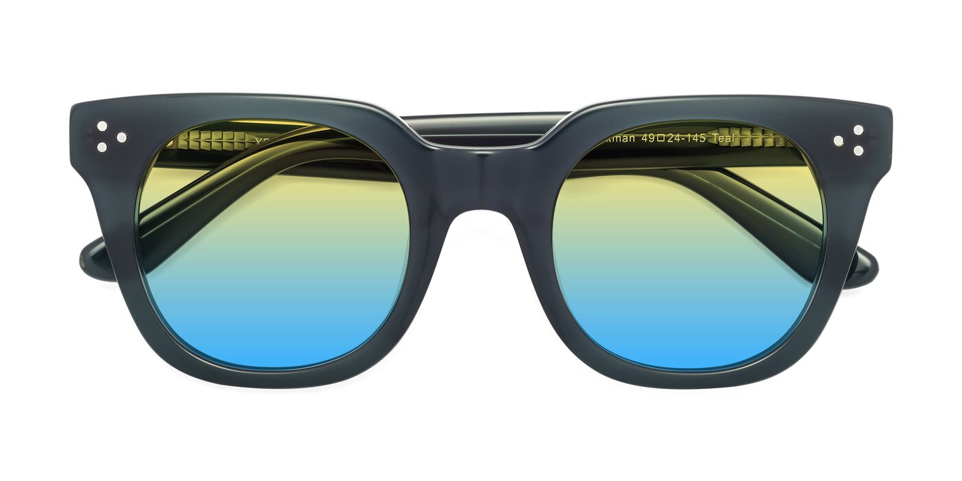 Jackman - Teal Gradient Sunglasses