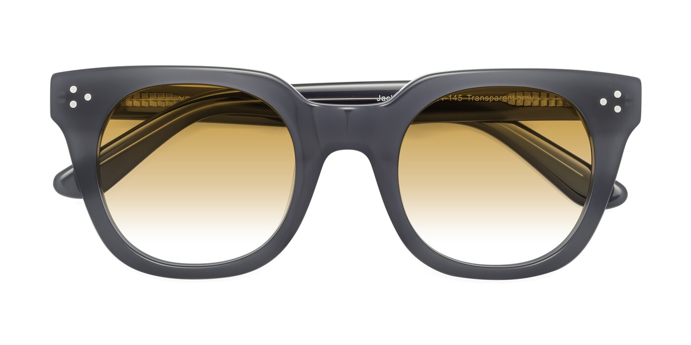Jackman - Transparent Gray Gradient Sunglasses
