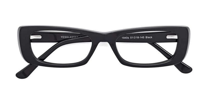 1940s - Black Eyeglasses