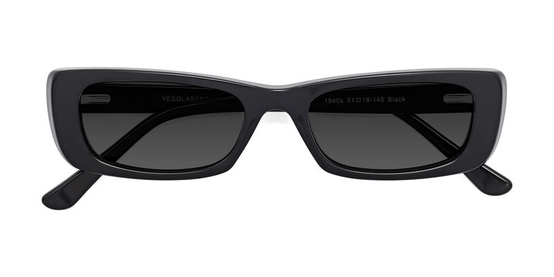 1940s - Black Tinted Sunglasses
