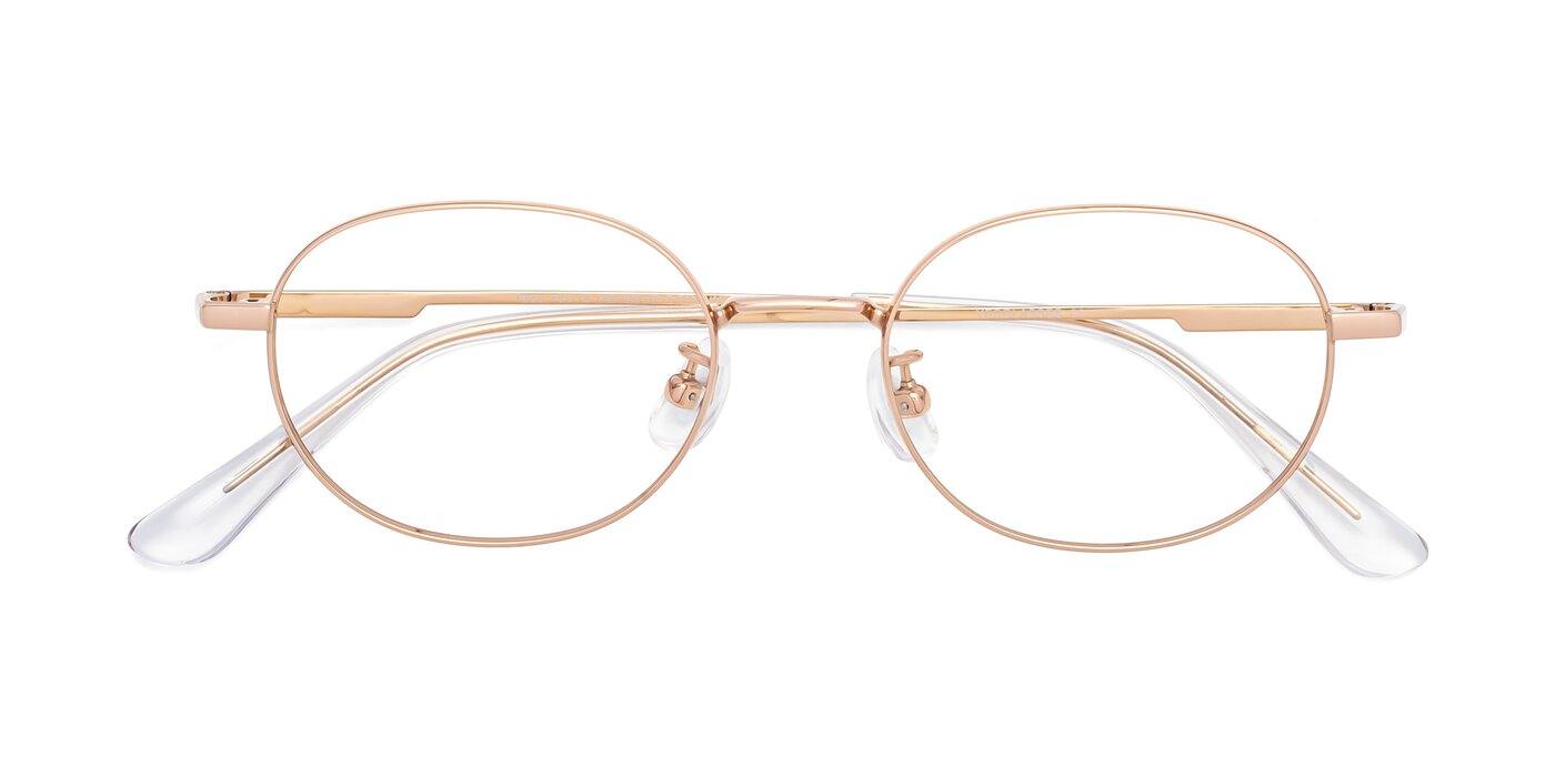 Tess - Gold Eyeglasses