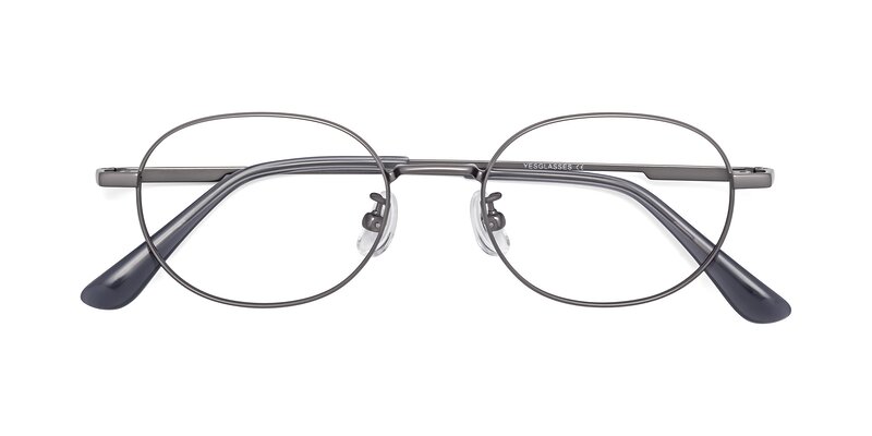 Tess - Gunmetal Eyeglasses
