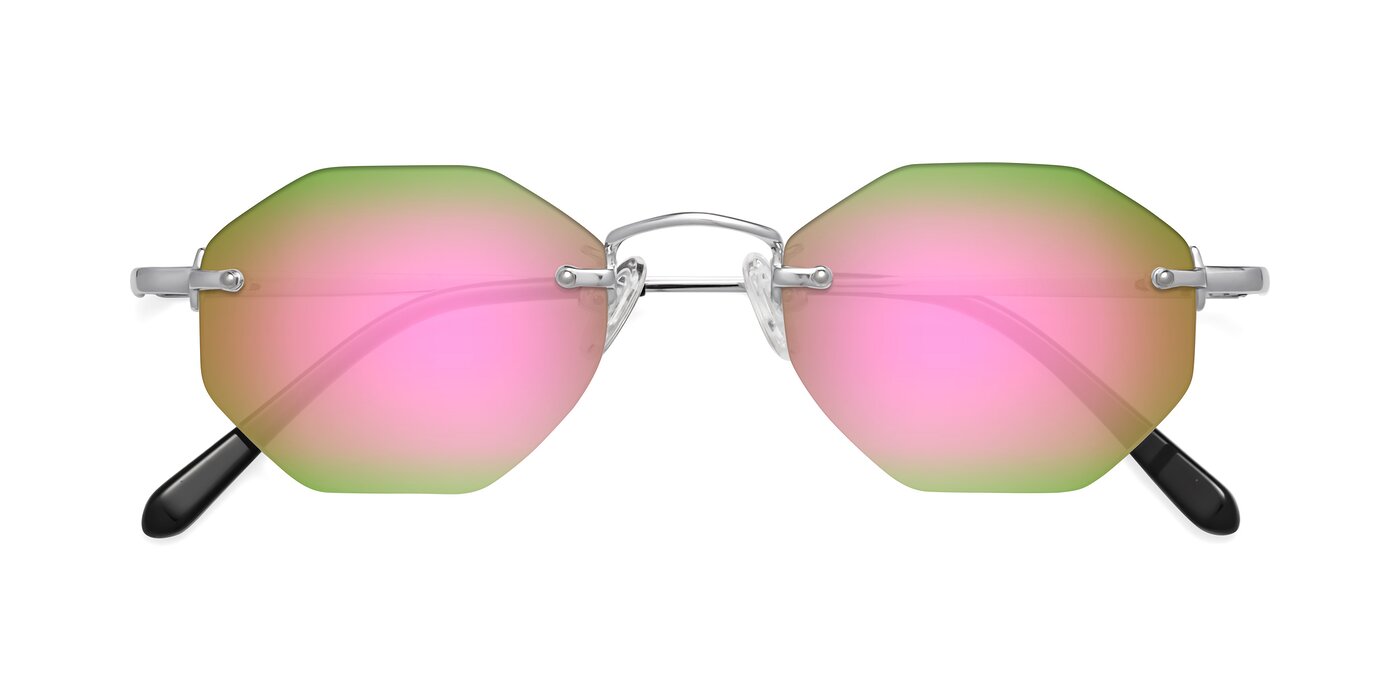 Ayele - Silver Flash Mirrored Sunglasses