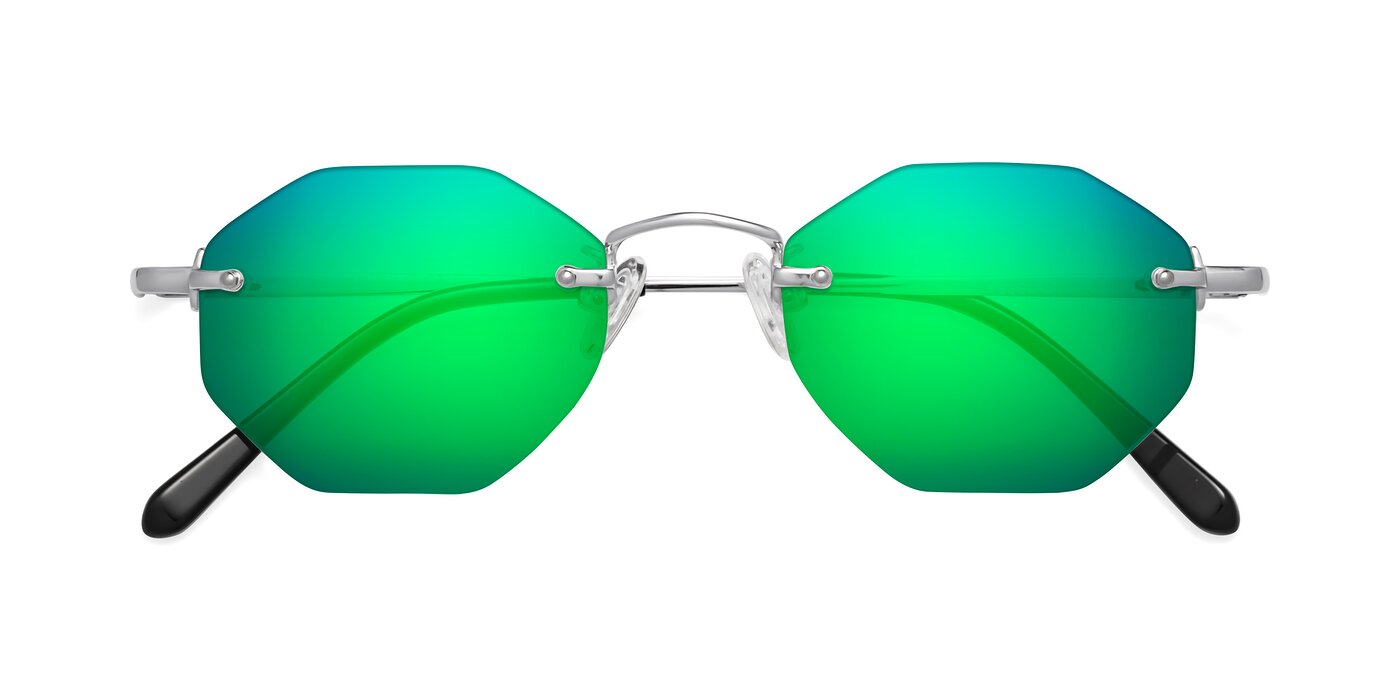 Ayele - Silver Flash Mirrored Sunglasses