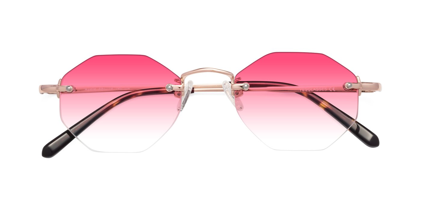 Ayele - Rose Gold Gradient Sunglasses