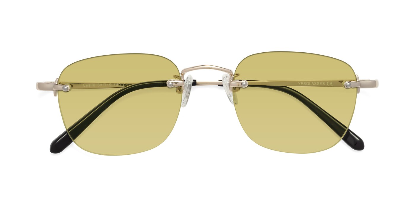 Leslie - Light Gold Tinted Sunglasses
