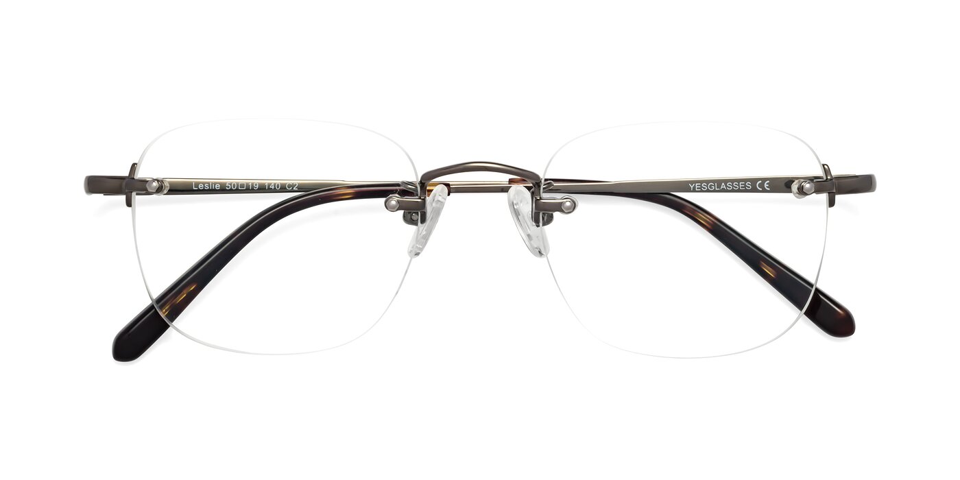 Leslie - Gunmetal Eyeglasses