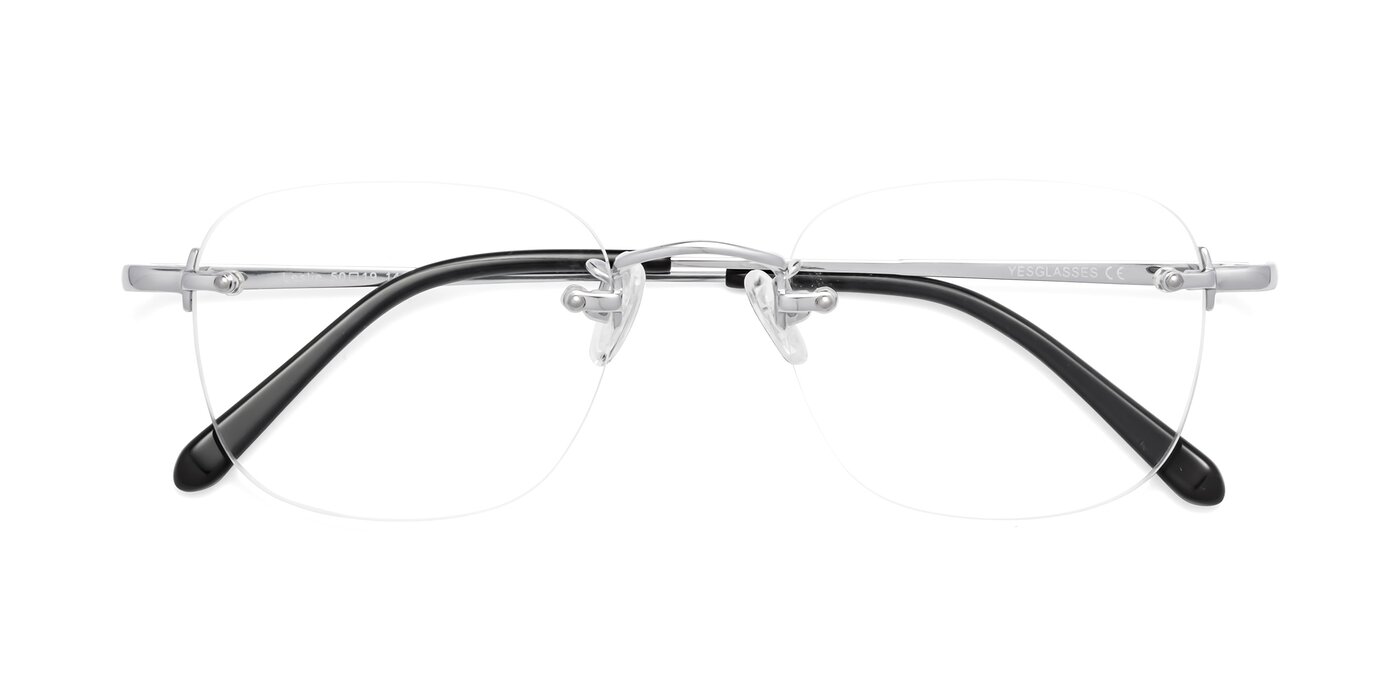 Leslie - Silver Eyeglasses