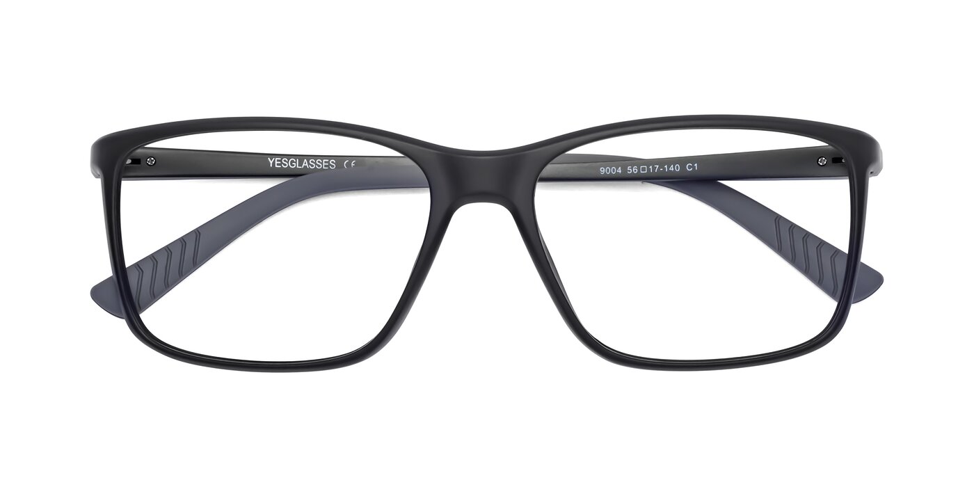9004 - Matte Black Eyeglasses
