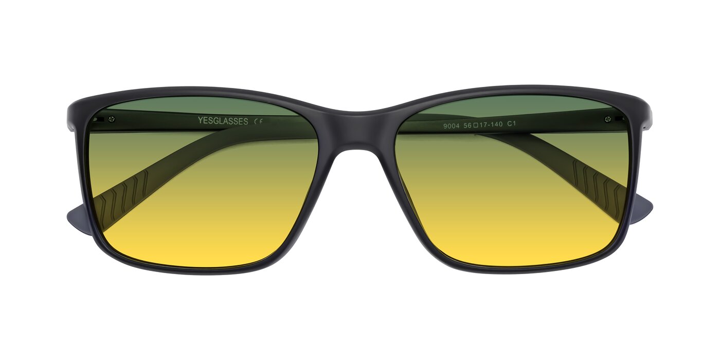 9004 - Matte Black Gradient Sunglasses