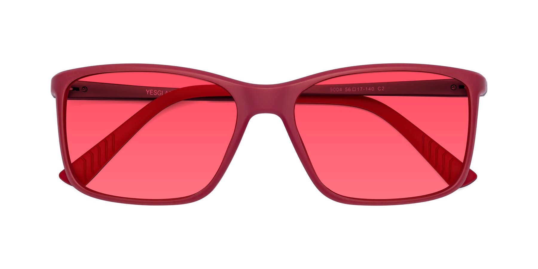 Folded Front of 9004 in Red with Red Tinted Lenses