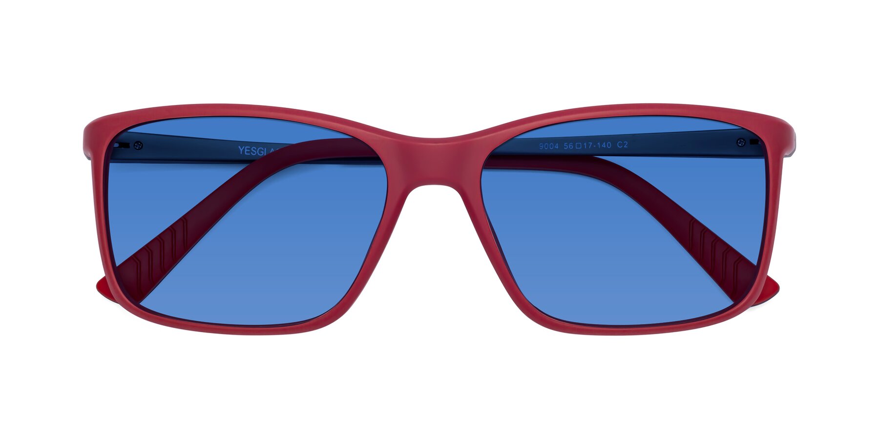 Folded Front of 9004 in Red with Blue Tinted Lenses