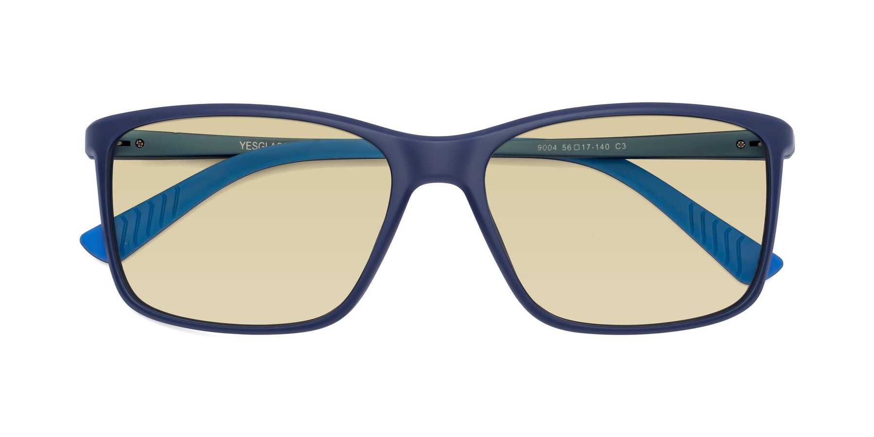 Folded Front of 9004 in Dark Blue with Light Champagne Tinted Lenses