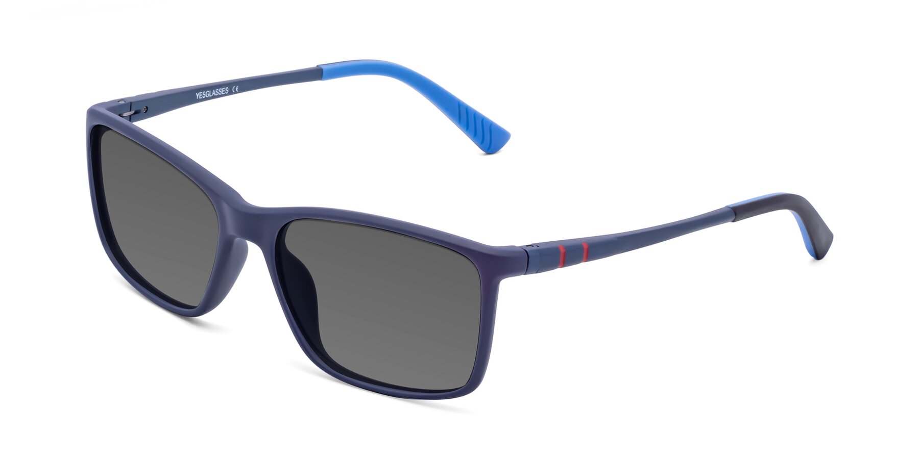 Angle of 9004 in Dark Blue with Medium Gray Tinted Lenses