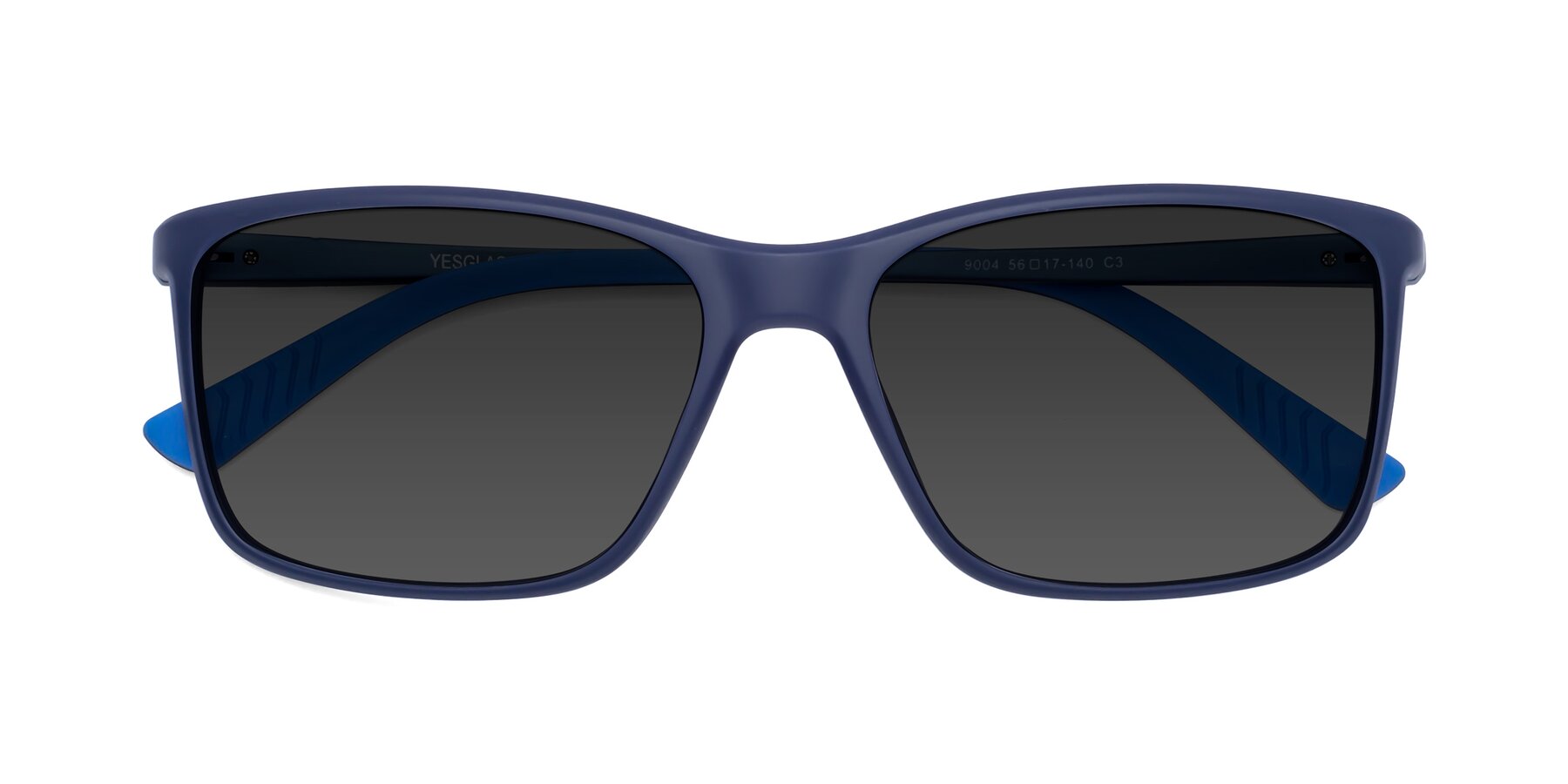 Folded Front of 9004 in Dark Blue with Gray Tinted Lenses