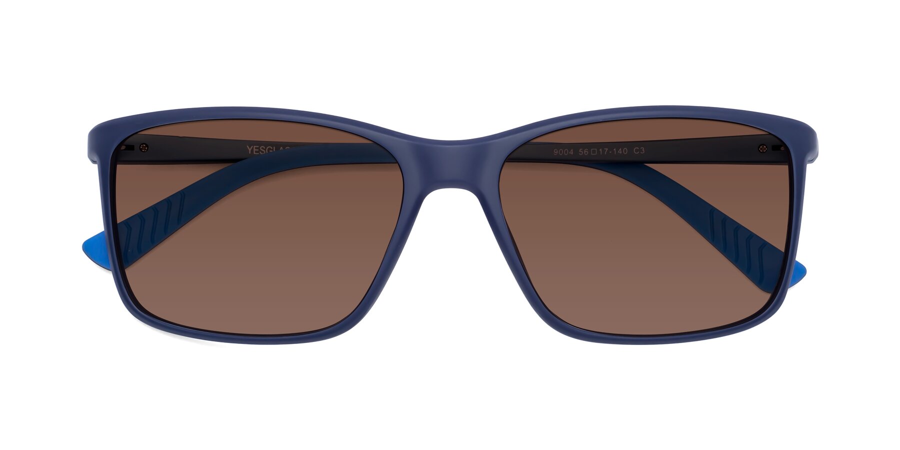 Folded Front of 9004 in Dark Blue with Brown Tinted Lenses