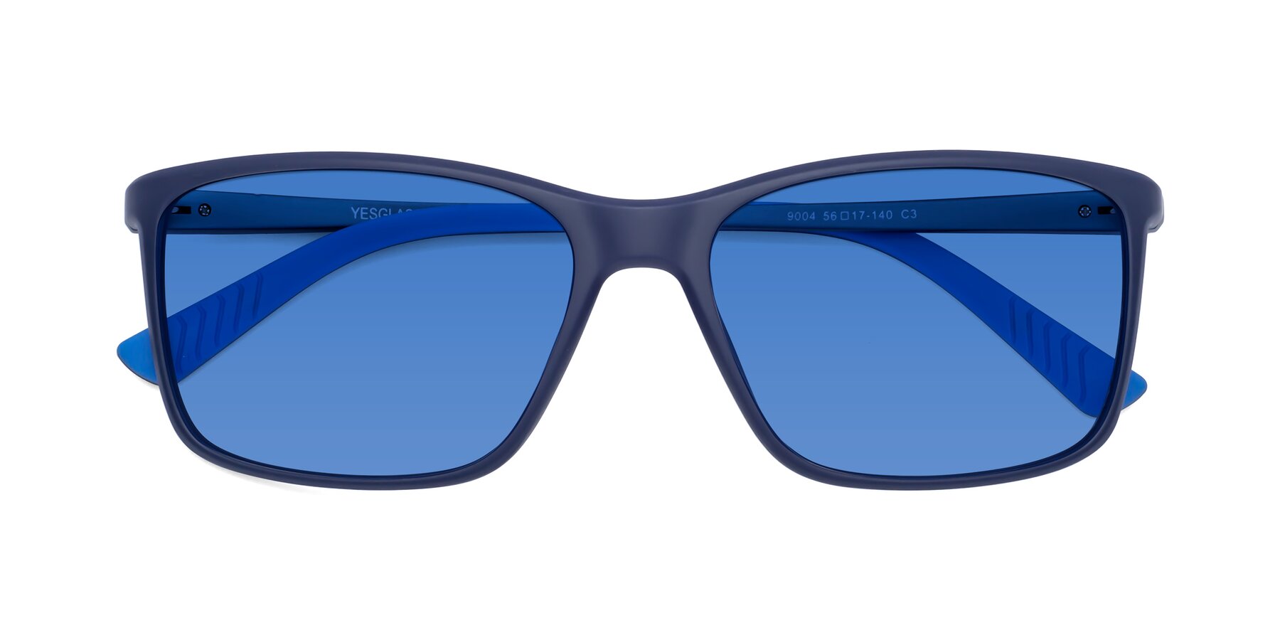 Folded Front of 9004 in Dark Blue with Blue Tinted Lenses