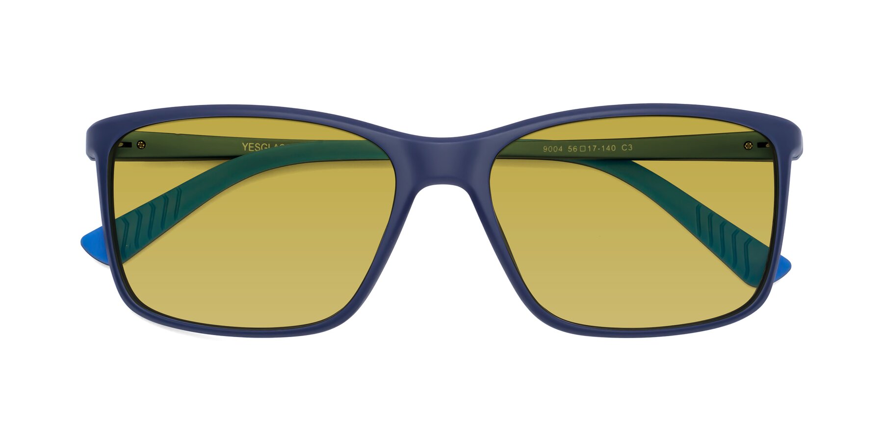 Folded Front of 9004 in Dark Blue with Champagne Tinted Lenses
