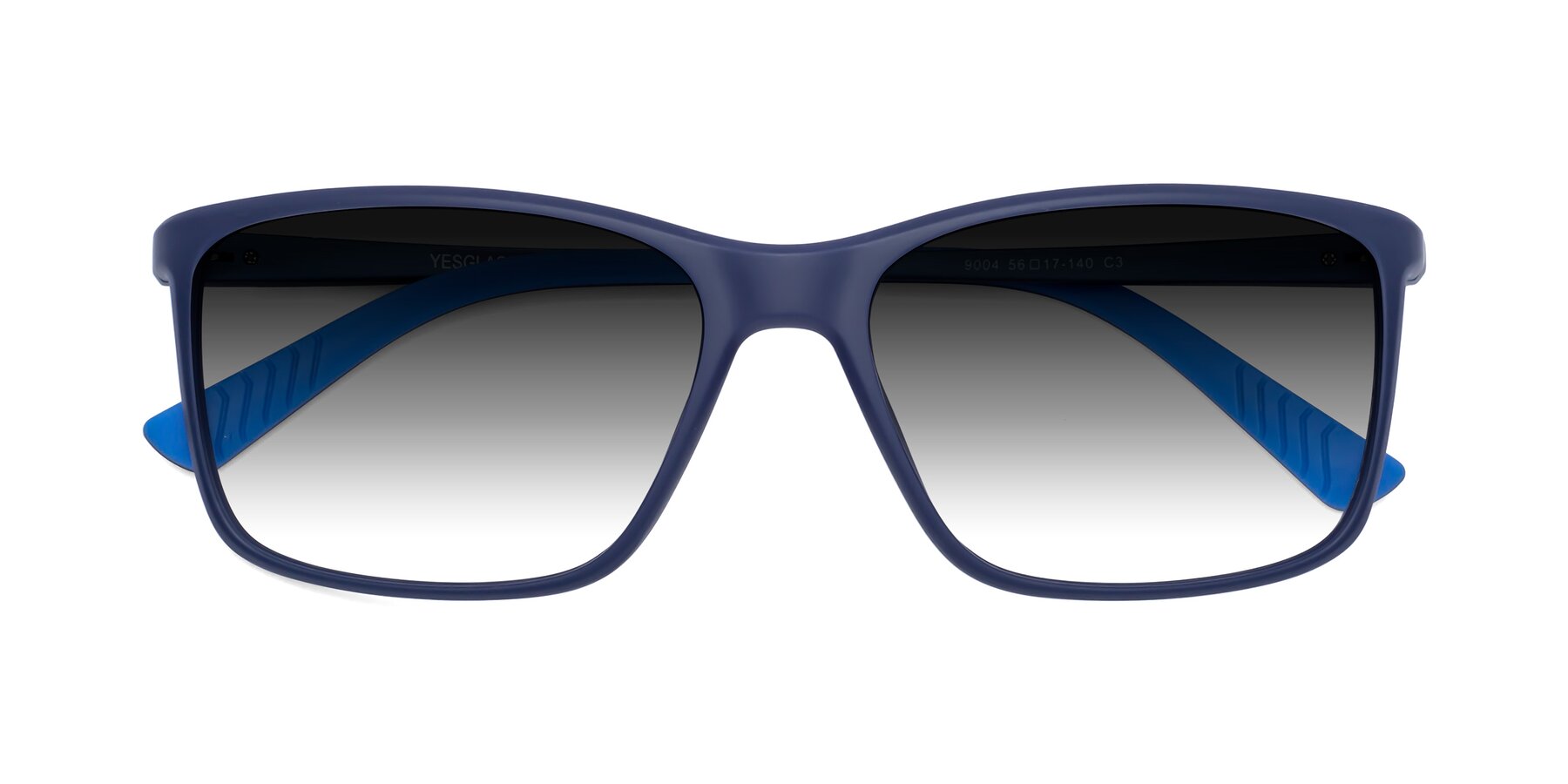 Folded Front of 9004 in Dark Blue with Gray Gradient Lenses
